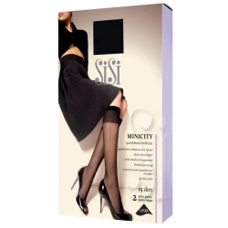 SiSi Minicity 15 den sheer knee-highs with comfort top 2