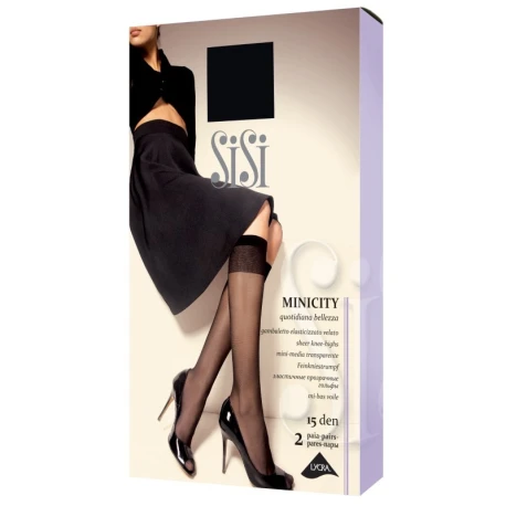 Gambaletto donna velato SiSi Minicity 15 den