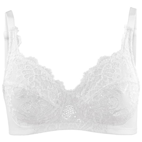Cotonella non-underwired bra in soft lace, "Emma"