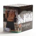 Classic Boxer Shorts in Light Patterned Jersey - BX665 Nottingham Underwear by Igam