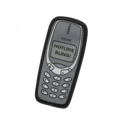 iron-on patch Nokia 3310 mobile phone