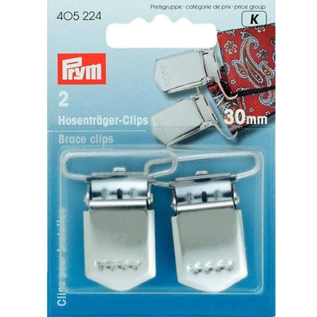 Gancio Bretelle classico (clip bretelle) fibbia 30 mm - 405224 Prym