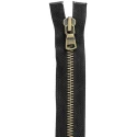 Cerniera Lampo in metallo T5 divisibile per giacche e giacconi di pelle (Chiusura lampo Zip con catena bronzo)