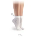 Pezzini women's soft Scottish thread cotton socks with cuff