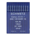 Schmetz 10 Round-headed needles for sewing machines, system 134 (R) Industry St. 100