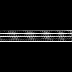 Shirring  elastic, threading rubber strap 15 mm high