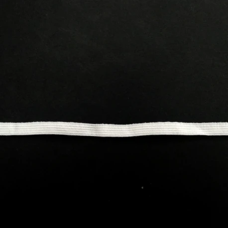 White 5mm soft elastic tape ideal for handmade COVID-19 masks