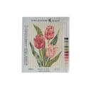 Kit Mezzopunto tulipani rossi - set completo di ago e fili 3105K Collection D'Art