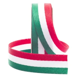 Nastro Tricolore Italia 25mm - Nastrificio Brianteo