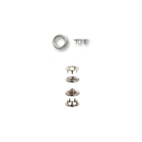 Bottoni a pressione 'Jersey' ANELLO ARGENTO 10mm - 390107 Prym