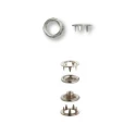 Bottoni a pressione 'Jersey' ANELLO ARGENTO 10mm - 390107 Prym