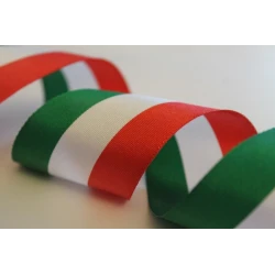 Italy tricolour ribbon 50mm taffeta by Nastrificio Brianteo 2