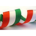 Italy tricolour ribbon 50mm taffeta by Nastrificio Brianteo