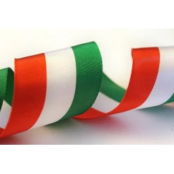 Nastro Tricolore Italia 25mm - Nastrificio Brianteo 2