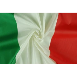 Italy tricolour flag printed fabric H. 150cm