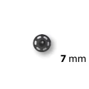 Black lightweight plastic Snap fasteners for sewing