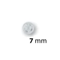 Transparent plastic snap fasteners 7-15mm - Filati Leone