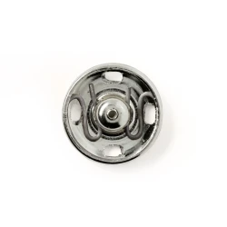 Silver snap fasteners, 17 mm - 341253 Prym