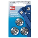 ARGENTO Snap Buttons 21 mm - 341252 Prym