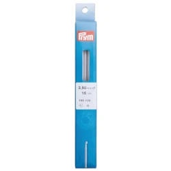 Aluminium crochet hook for wool and cotton 3.50 mm - 195138 Prym