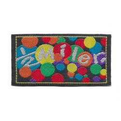 Vintage 80s Half Miler embroidered iron-on patch