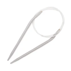 Circular knitting needles, aluminium, 80 cm cord - Pony