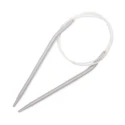 Circular knitting needles, aluminium, 80 cm cord - Pony