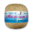 Magnum Crochet Yarn N°8 Titan Wool 100% Egyptian Cotton Makò - Beige Chiro