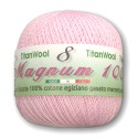 Crochet yarn Magnum Titan Wool 100% Egyptian Cotton Makò Pink
