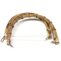 Semi-circular handles for bags in natural bamboo - MA103 Mas