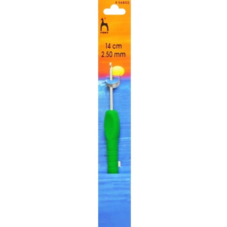 Pony Easy Grip Uncinetto ergonomico 2,5 mm - 56802 Pony