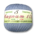 Crochet yarn Magnum Titan Wool 100% Egyptian Cotton Makò Sky Blue