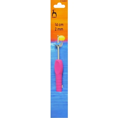 Pony Easy Grip Uncinetto ergonomico 2,0 mm - 56801 Pony