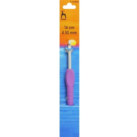 Pony Easy Grip Ergonomic Crochet Hook 4.5 mm - 56806 Pony