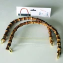 Semi-circular handles for bags in natural bamboo - MA103 Mas
