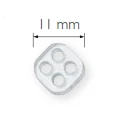 Transparent counter buttons 11 mm - 311520  Prym