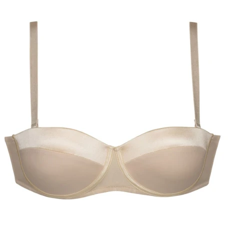 Reggiseno a fascia imbottito con coppe preformate senza spalline VITTORIA - CD065 Cotonella