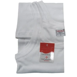 Men's narrow-shouldered rowing ribbed  vest - 1480 Leable 2
