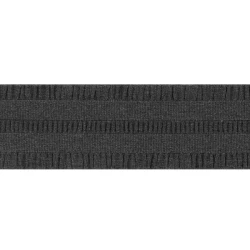 Elastic tape for fashion belts, height 3.6 cm, black colour - 391/36 Finea CR Textile