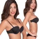 JOLLY bandeau bra with transparent back and straps - Love and Bra