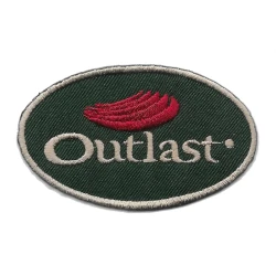 Applicazione ricamata Outlast patch termoadesiva