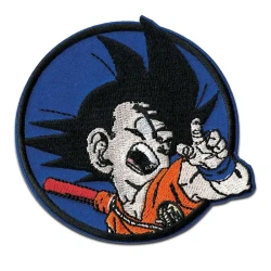 Dragon Ball Goku embroidered and heat-adhesive patch application