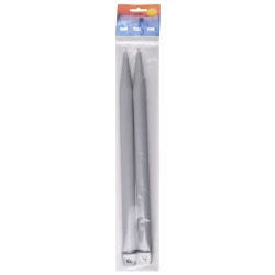 Large 25.00 mm plastic single-pointed knitting needles - 34675 Pony