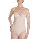 Lepel shaping wireless lace bodysuit with cotton lining