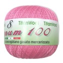 Crochet yarn Magnum Titan Wool 100% Egyptian Cotton Makò Fuxia