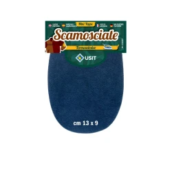 Mini suede patches 13x9cm heat-activated pack of 2