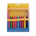 Pony Easy Grip Set of 9 assorted ergonomic crochet hooks