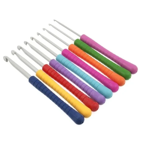 Pony Easy Grip Set da 9 uncinetti ergonomici assortiti 