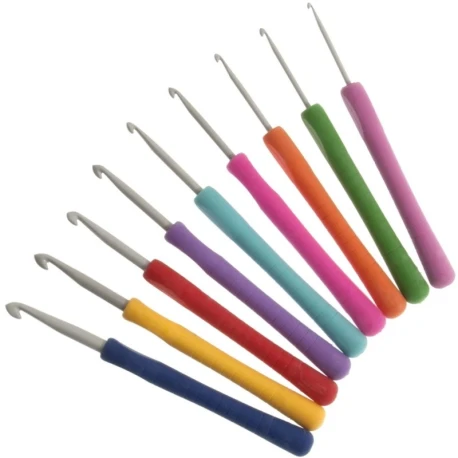 Pony Easy Grip Set da 9 uncinetti ergonomici assortiti 