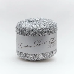 Filato London Lamé Titan Wool, gomitolo lurex brillante